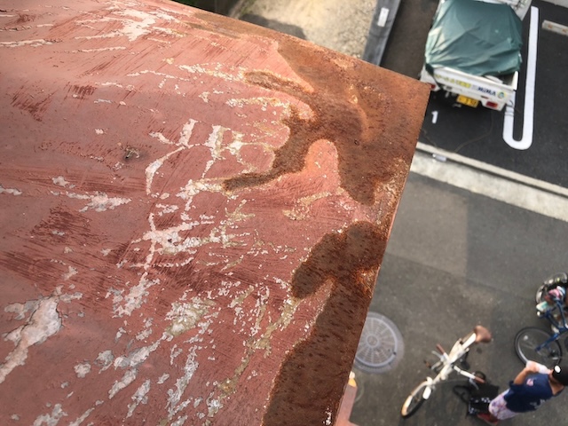 金属屋根の状態